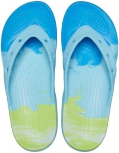 New Crocs Unisex Classic Flip Flop Sandal Arctic/Multi Color M10/W12 - Picture 1 of 8