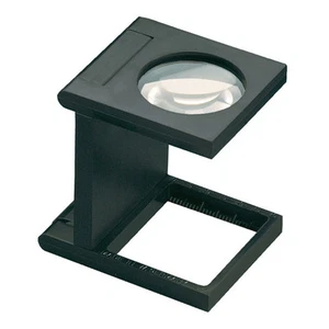 10X Eschenbach Plastic Linen Tester with Scale - Low Vision, Made in Germany - Picture 1 of 10
