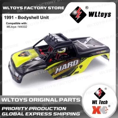1/14 RC Body Shell w/ LED Front Rear & Spotlights for WLtoys 144002 & 1/14 Model - Image 1 of 4