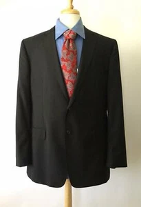 NUOVO VALENTINO Giacca Tuta Uomo Nero Pile Lana Blazer (TG. 58 IT/48 US) - Foto 1 di 11