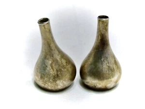 Paar Teardrop-Kerzenhalter JENS HARALD QUISTGAARD Dansk Designs 60er Versilbert - Bild 1 von 10