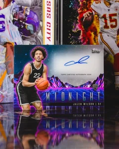2023-24 Topps Midnight Rookie Horizon Signatures #RHS-JWI Jalen Wilson Autograph - Picture 1 of 2