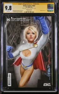 ACTION COMICS #1053 signed NATHAN SZERDY 1:25 CGC 9.8 SS INCENTIVE POWER GIRL - Picture 1 of 2