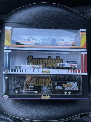 2025 M2 Machines Haulers Chevy Chevrolet Squarebody Syndicate Set Of 3 - Image 1 of 4