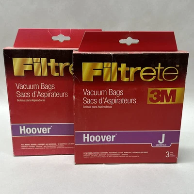 3M Filtrete Hoover J Vacuum Bag, 6 Pack - BRAND MEW Hoover j 4010010J - Image 1 of 4