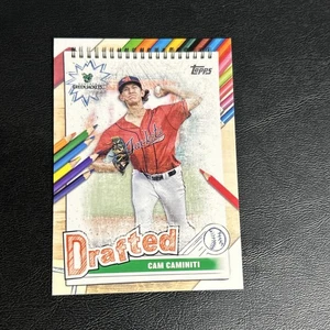 2025 Topps Pro Debutto Cam Caminiti Disegnato Atlanta Braves  - Foto 1 di 2