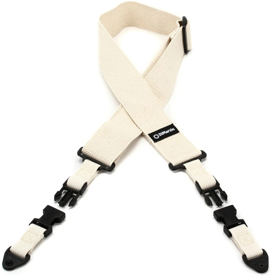 Correa de guitarra DiMarzio DD2200C algodón ClipLock - paquete natural (paquete de 5) Foto 1 de 1