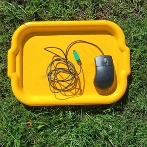 Dell PS/2 Mouse Black Vintage - Picture 1 of 3