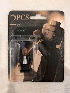 Canvas Don 2Pac 2Pcs Me Against The Brick Custom Lego Minifigure BRAND NEW  - Picture 1 of 2