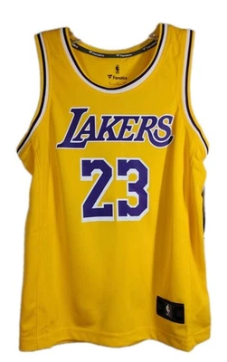 Футболка мужская Fanatics S/P/CH NBA Yellow Lakers James No23 Fast Break  - Изображение 1 из 4