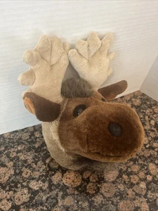 Cabeza de alce trofeo de felpa relleno montaje en pared Cabela's - Imagen 1 de 4