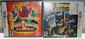 Nintendo DS Power Rangers Samurai y 3DS Lego Batman 2 DC Super Heroes - Imagen 1 de 3
