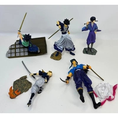Rurouni Kenshin Anime Figures Lot of 5 Collectible Figurine Statues - Image 1 of 4