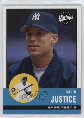 2001 Upper Deck Vintage David Justice #150 - Image 1 of 2