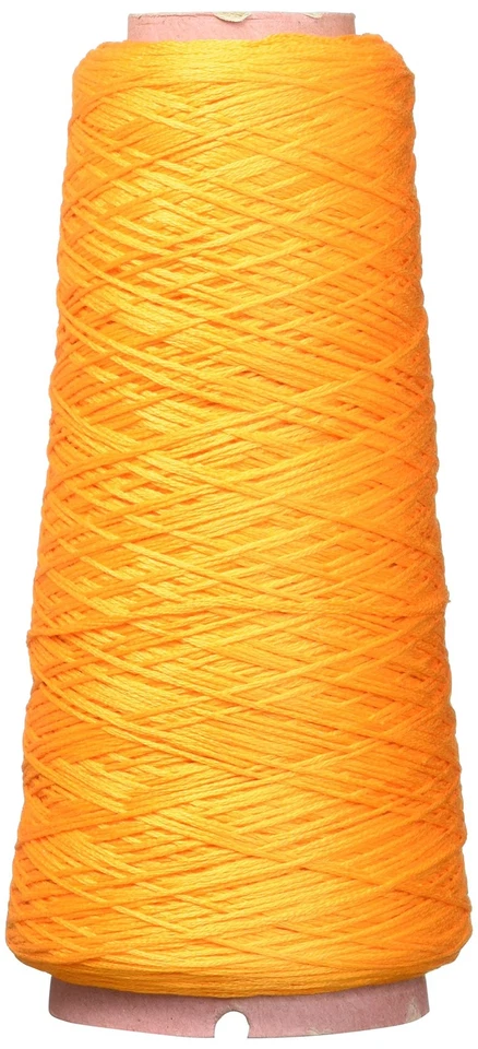 Six Strand Embroidery Cotton 100 Gram Cone, Tangerine Medium - Image 1 of 1