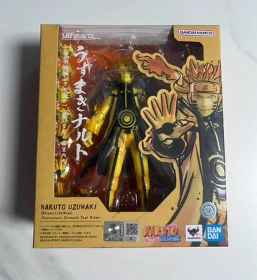 Bandai SHF S.H.Figuarts Naruto Uzumaki (Kurama Link) Courageous Strength That B - Image 1 of 4