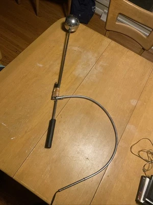 Vintage Original Mid Century Sonneman Style Chrome Orbiter Swing Arm Wall Lamp - Image 1 of 4