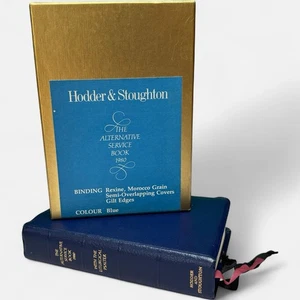 The Alternative Service Book 1980 Hodder and Stoughton Blue Slipcase Gilt Edges - Imagen 1 de 14
