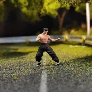 NEW 1/64 Diorama Figure Martial Arts Fighter Pose #1 Painted Miniature H3D GIFT - Picture 1 of 3