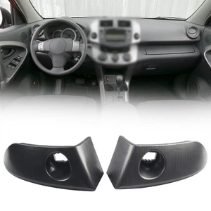 1 Pair Center Instrument Cluster Finish Panel Trim For Toyota For Rav4 2006-2012 - Picture 1 of 14