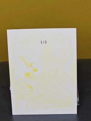 2016 Panini Donruss Diamond Kings Prince Fielder #28 Test Proof Yellow /5 - Image 1 of 4