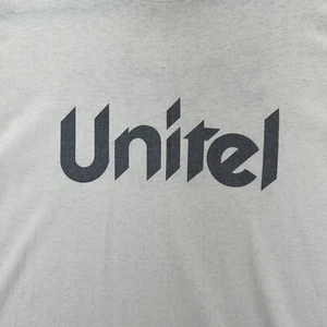 Vintage 90er Unitel Studio 53 Oneita Off White T-Shirt Einzelnaht Erwachsene XL LESEN - Bild 1 von 23