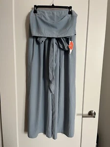 NWT Cider Two-piece Top & Pants Set In Blue Size Large - Picture 1 of 15