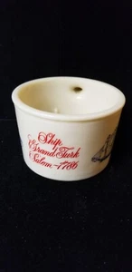 Vintage OLD SPICE Shaving Mug Ship Grand Turk  Salem 1786 by Shulton   w/Brush - Picture 1 of 8