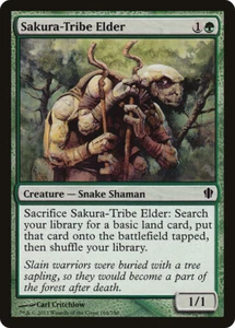 Sakura-Tribe Elder | C13 Commander 2013 | NM | MTG EDH Staple Basic Land Search - Picture 1 of 1
