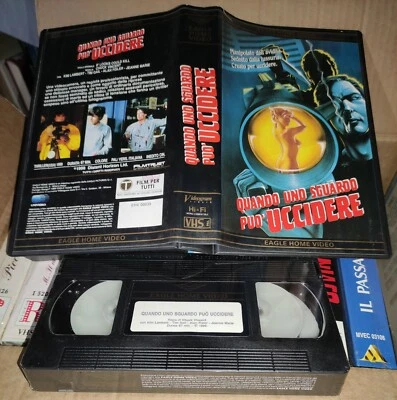 vhs sigillata QUANDO UNO SGUARDO PUO' UCCIDERE (1989 Eagle EHV 00039) C. Vincent - Immagine 1 di 2