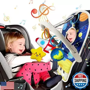 TOYMNI Car Seat Toys for Baby Infant 6 Months and Up, Carseat Toys with Music - Picture 1 of 5