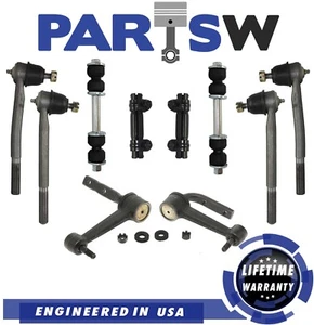 10 Piece Tie Rod Sway Bars Idler Arm Kit for 1991-05 Chevy Astro & GMC Safari - Picture 1 of 3