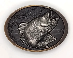 Fishing Scene Belt Buckle - Picture 1 of 5