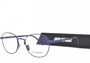 Cutler and Gross Eyeglasses Blue Round 1274 50 03 52-20-140 - Picture 1 of 5