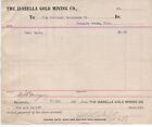 1907 Isabella Gold Mining Co Voucher Cripple Creek CO for Colorado Phone Co