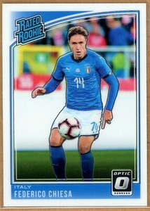 2018-19 Panini Donruss Federico Chiesa Optic Rated Rookie - Mint