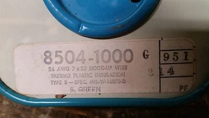 Cable de conexión verde 10' 24 AWG 7x32 tipo B Belden #8504 verde - Imagen 1 de 1