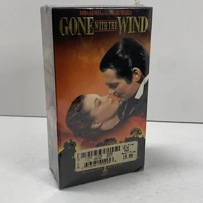 Gone with the Wind Clark Gable Double VHS SEALED - Image 1 of 4