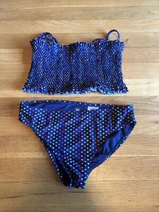 NEW Gap Kids Girls 2 Piece Bikini With Hearts - Size XL - Picture 1 of 2