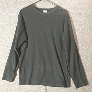 Columbia Fleece Sweater Men's Medium Black Pullover Sweatshirt Outdoors Casual - Picture 1 of 9
