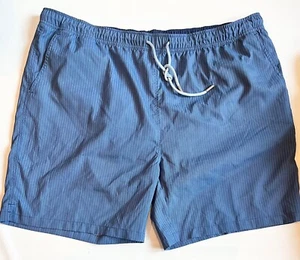 PETER MILLAR Seaside Collection Mens Blue Swim Trunks Sz XXL Lined - Picture 1 of 6