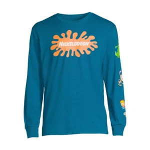Nickelodeon Men's Long Sleeve Graphic Tee Size 2XL (50/52) - Picture 1 of 5