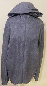Lululemon Warp Light Packable Jacket Men Medium Gray Zip Windbreaker LM4ABZS - Picture 1 of 17