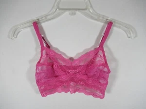 b.tempt'd by Wacoal Lace Kiss Bralette Bra Size S Pink Sheer 910182 - Picture 1 of 4