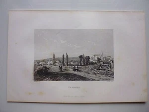 Gravure 19°noir et blanc: BRETAGNE..VANNES - Picture 1 of 1
