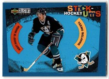 1997-98 Collector's Choice Stick-Ums Teemu Selanne #S18 Anaheim Mighty Ducks