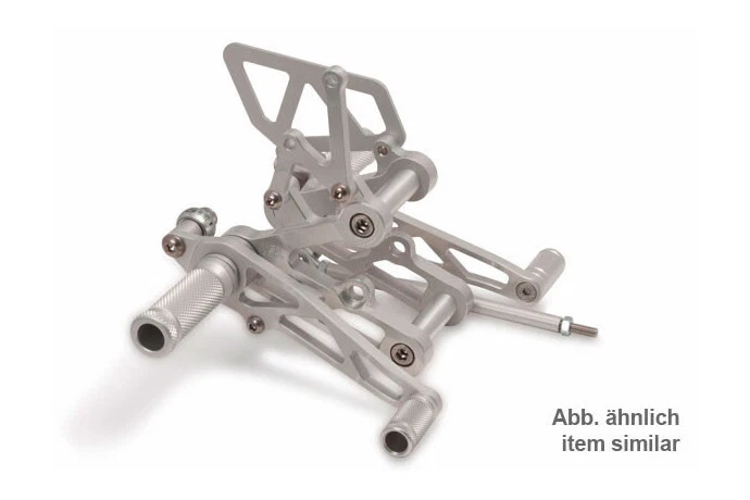 LSL Silver Rearsets Footrests YAMAHA YZF R1 2002-2003 Ref Z110Y088 - Image 1 of 1