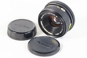 Obiettivo fotocamera teleobiettivo vintage Mamiya Sekor E 50 mm f/2 Prime ECCELLENTE! - Foto 1 di 9