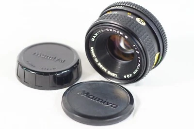 Lente teleobjetivo Prime vintage MAMIYA SEKOR E 50 mm f/2 ¡EXCELENTE! Foto 1 de 4