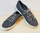 Sperry Top-Sider Womens Sneakers Deck Shoes Black Wool STS97383 Low Top Size 8 M